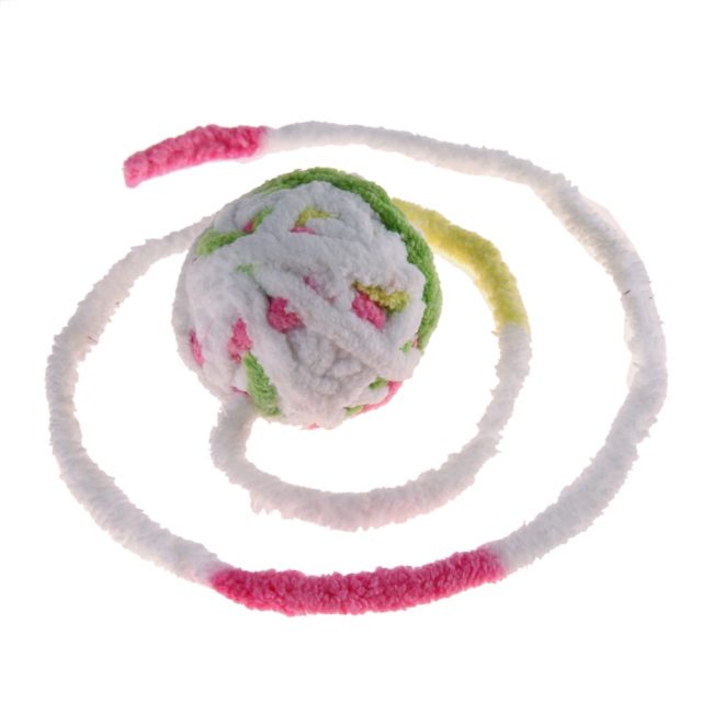 Colorful Squeaky Wool Ball for Pets