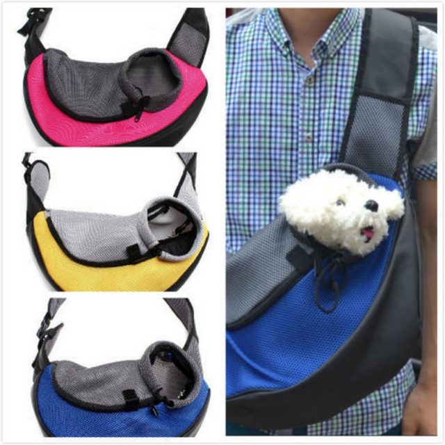 Colorful Travel Backpack with Adjustable Shoulder Straps for little Pets