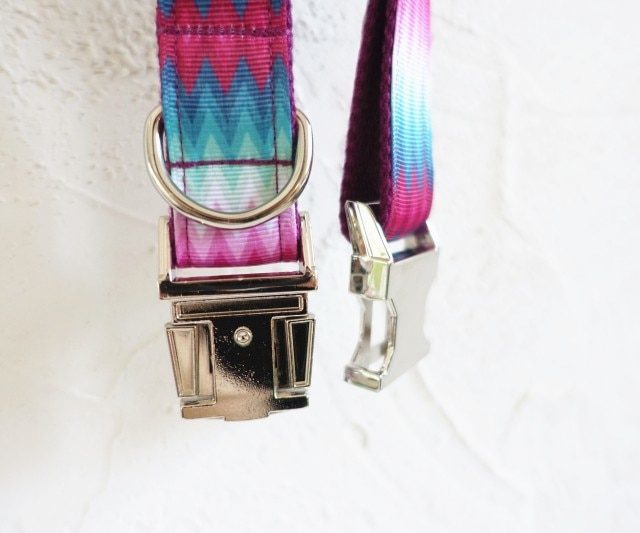Colorful Dog Collar and Leash Sets